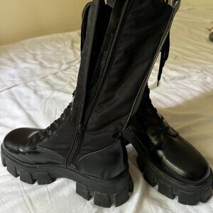 Marc Fisher Hi Fashion Combat Boots